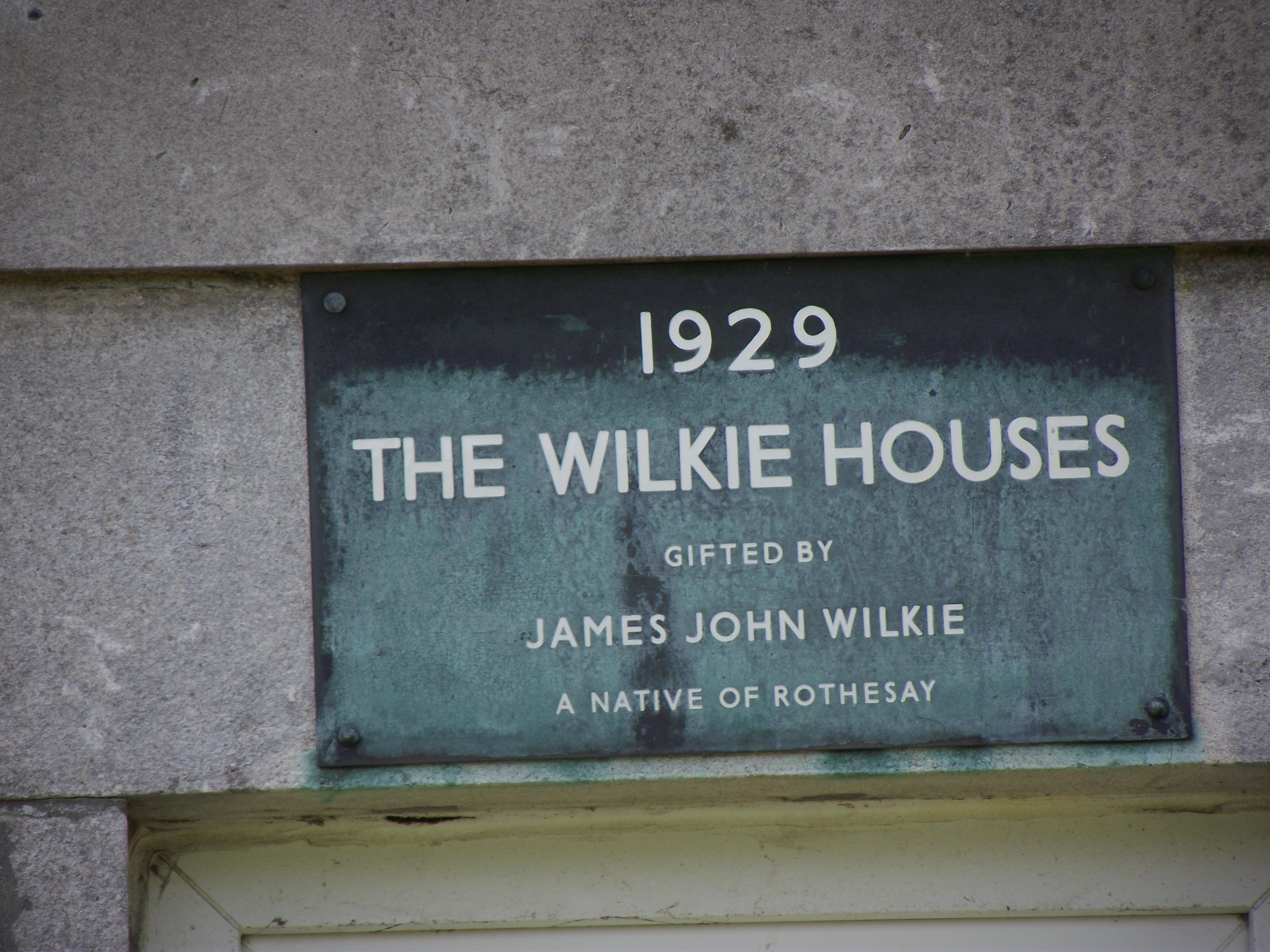 Wilkie House sign